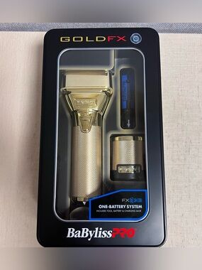 BabylissPro GoldFX FXONE Double Foil Shaver Model FX79FSG NEW